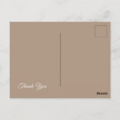 Weihnachtsessen Postkarte (Rückseite)