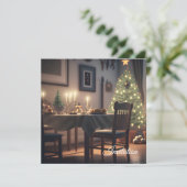 Weihnachtsessen Save The Date (Stehend Vorderseite)