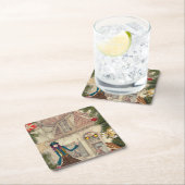 Weihnachtsessen Tischdekor Rechteckiger Pappuntersetzer (Vor Ort)