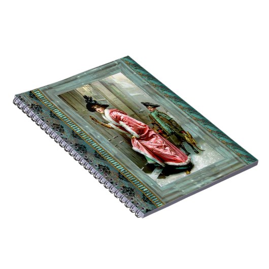 Weihnachtsessen Viktorianisch Notizblock (Rechte Seite)