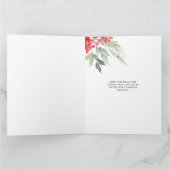 Weihnachtsessen zum Thema Botanisches Foliage - Pa Karte (Innenseite)