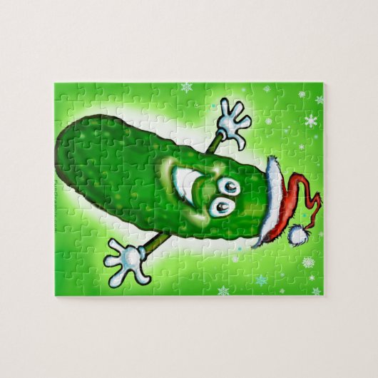 Weihnachtsessiggurke Puzzle (Horizontal)