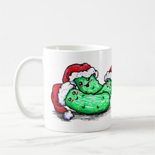 Weihnachtsessiggurken Kaffeetasse