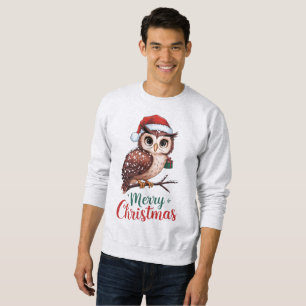Weihnachtseule - Design Merry Christmas Festival Sweatshirt
