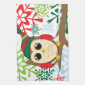 Weihnachtseule Handtuch (Vertikal)