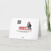 WeihnachtsEvolution Feiertagskarte (Rückseite)