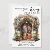 Weihnachtsfahrkarte Feiertagskarte (Vorderseite)