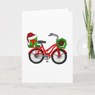 Weihnachtsfahrrad Feiertagskarte