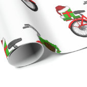 Weihnachtsfahrrad Geschenkpapier (Rolleneckpunkt)