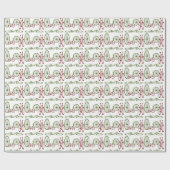 Weihnachtsfahrräder und -räder geschenkpapier (Flach)