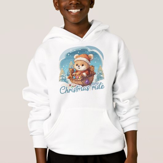 Weihnachtsfahrt Hoodie (Vorderseite)