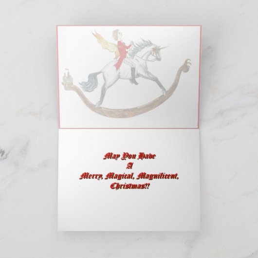 Weihnachtsfahrt Karte (Innenseite)