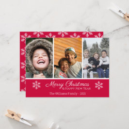 Weihnachtsfamilie 3 Foto Schneeflocke