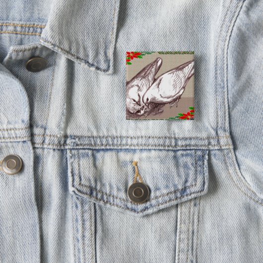 Weihnachtsfamilie Button (Beispiel)