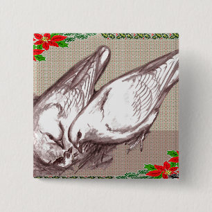 Weihnachtsfamilie Button