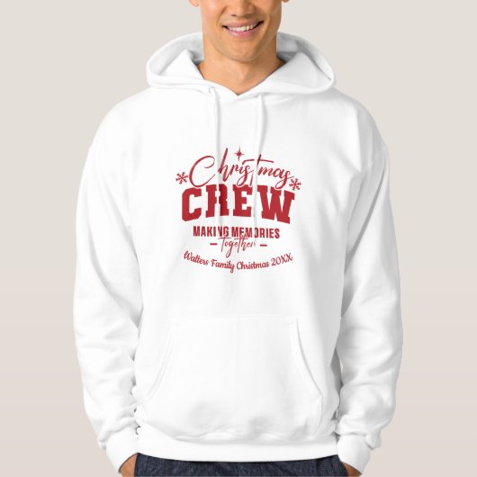 Weihnachtsfamilie Crew Hoodie (Vorderseite)