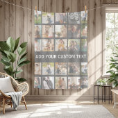 Weihnachtsfamilie Custom 25 Foto Uni Fleecedecke