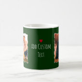 Weihnachtsfamilie Custom Foto Geschenk Tasse (Mittel)