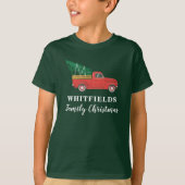 Weihnachtsfamilie Custom Matching Son T-Shirt (Vorderseite)