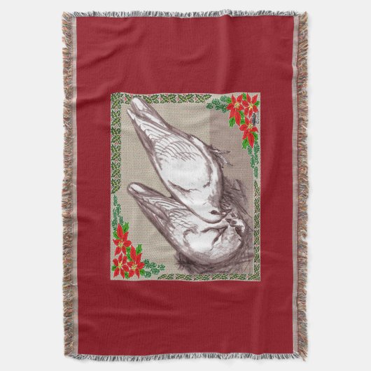 Weihnachtsfamilie Decke (Vorderseite Vertikal)