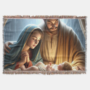 Weihnachtsfamilie Decke