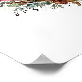 Weihnachtsfamilie der vier Kardinal Poster (Ecke)