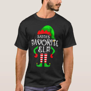 Weihnachtsfamilie des Weihnachtsmanns passt Cos T-Shirt