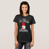 Weihnachtsfamilie, die zur Cat Mama Gnome Chr. pas T-Shirt (Vorne ganz)
