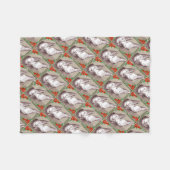 Weihnachtsfamilie Fleecedecke (Vorderseite (Horizontal))