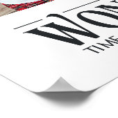 Weihnachtsfamilie Foto Die schönste Zeit Poster (Ecke)