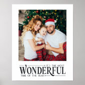 Weihnachtsfamilie Foto Die schönste Zeit Poster (Vorne)