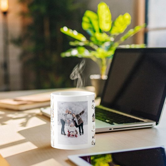 Weihnachtsfamilie Foto Gnome Bauernskandi Kaffeetasse