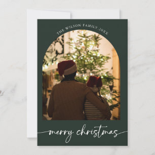 Weihnachtsfamilie Frohe Weihnachtskarte Feiertagskarte