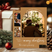 Weihnachtsfamilie Frohe Weihnachtskarte Feiertagskarte