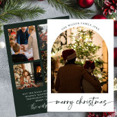 Weihnachtsfamilie Frohe Weihnachtskarte Feiertagskarte