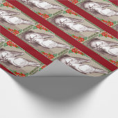 Weihnachtsfamilie Geschenkpapier (Ecke)