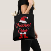 Weihnachtsfamilie im Vorschulalter passend Tasche (Von Nahem)
