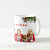 Weihnachtsfamilie Kaffee Tasse (VorderseiteRechts)