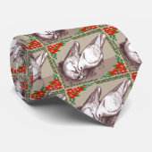 Weihnachtsfamilie Krawatte (Gerollt)