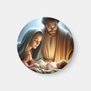 Weihnachtsfamilie Magnet