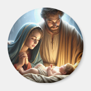 Weihnachtsfamilie Magnet
