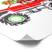 Weihnachtsfamilie Matching santa LKW Dinosaurier J Poster (Ecke)