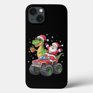 Weihnachtsfamilie Matching Santa Truck Dinosaur Case-Mate iPhone Hülle