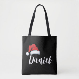 Weihnachtsfamilie mit personalisiertem Namen  Tasche