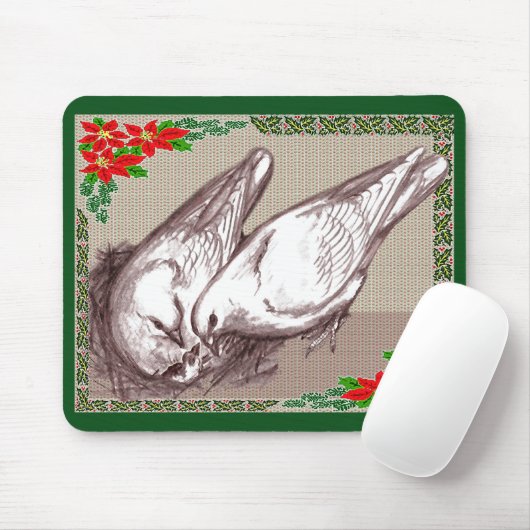 Weihnachtsfamilie Mousepad (Mit Mouse)