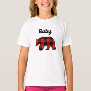 Weihnachtsfamilie Pajamas Bärenbaby T-Shirt