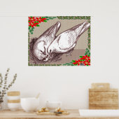 Weihnachtsfamilie Poster (Küche)