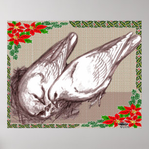 Weihnachtsfamilie Poster