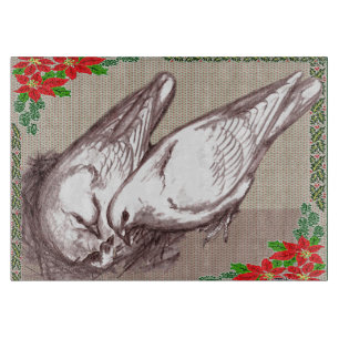 Weihnachtsfamilie Schneidebrett