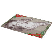 Weihnachtsfamilie Schneidebrett (Ecke)